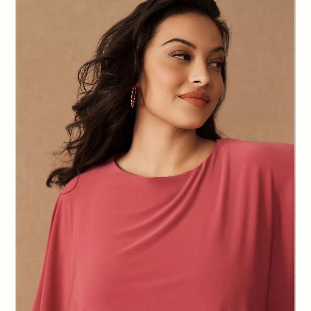 BHLDN × Anthropologie Lena Flutter Sleeve Jersey Dress - Picture 6 of 11
